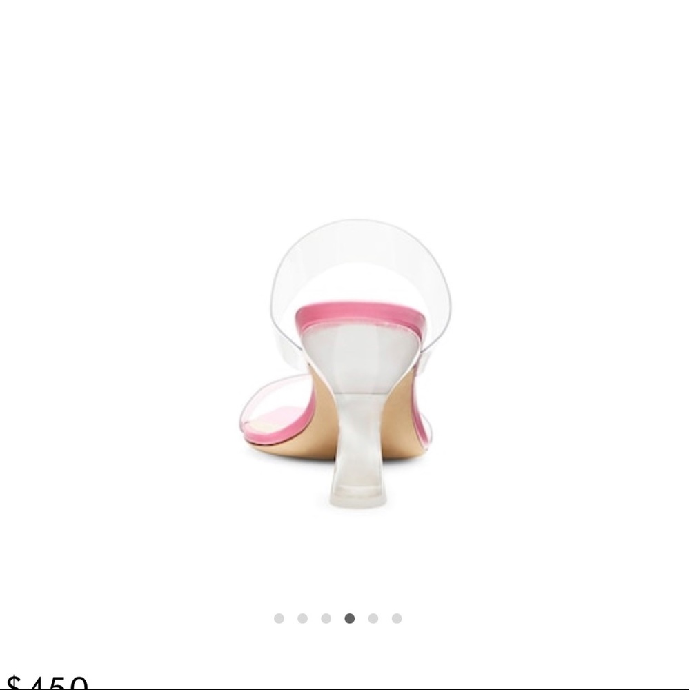 Stuart Weitzman Clear Slide Sandal. - image 4